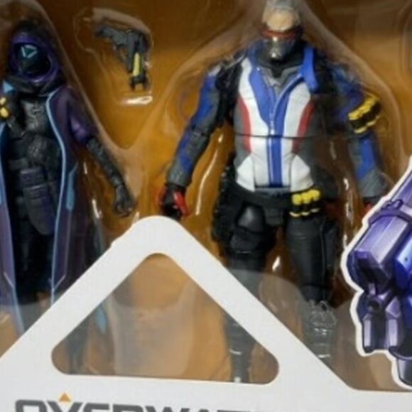 Overwatch Soldier 76 & Strike Ana Dual Pack 6" Collectible SEALED⚡🏃♀️💨🚚 - Picture 3 of 15